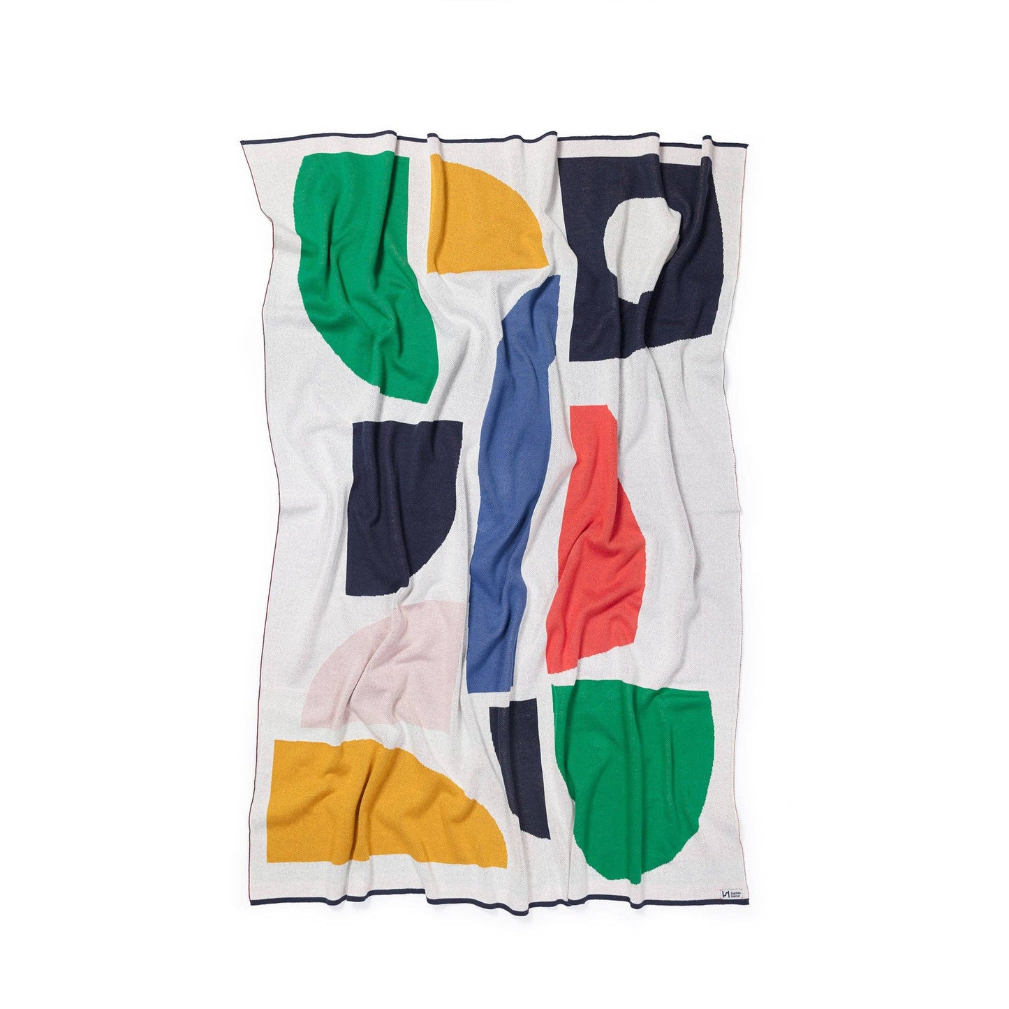 Sophie Home Ltd - Cotton Knit Throw Blanket: Bruten Green