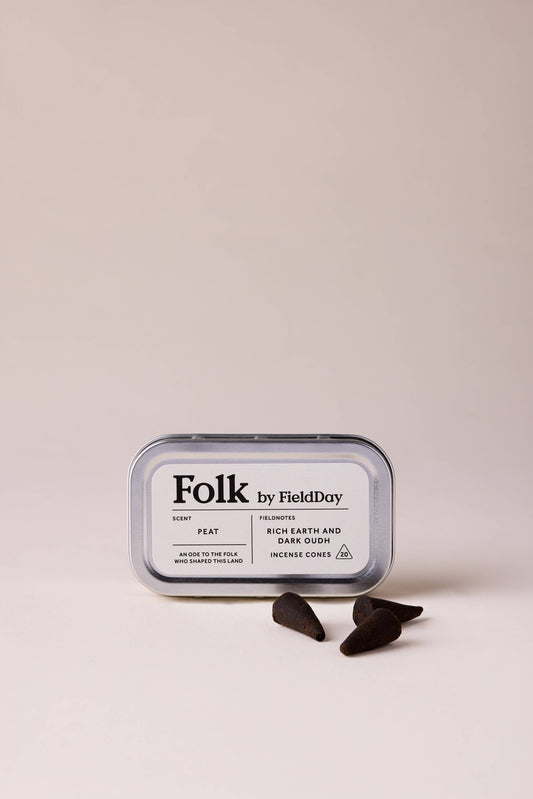 FieldDay Ireland - Peat Folk Tin of Incense Cones