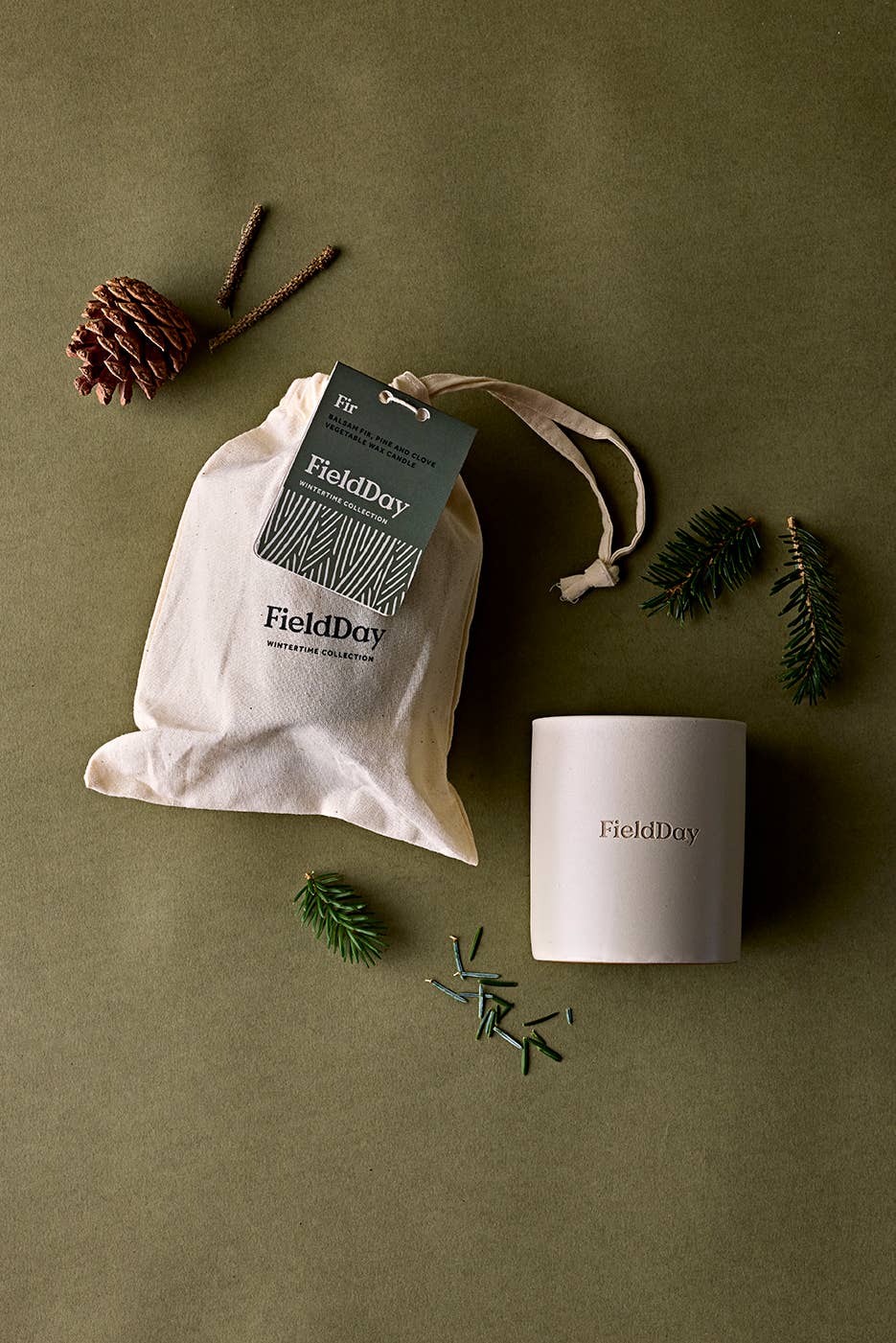 FieldDay Ireland - Christmas Fir Soy Wax Large Candle