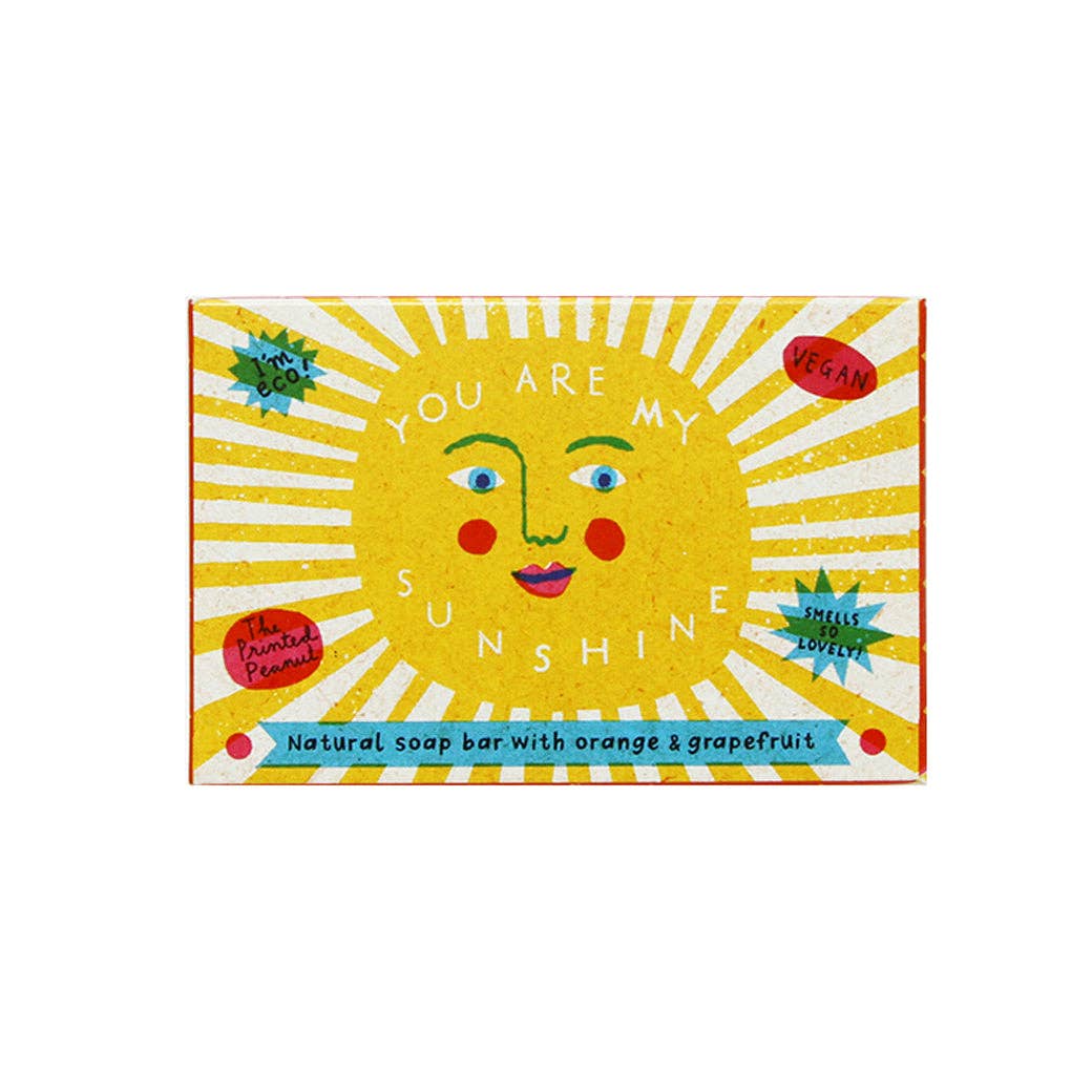 The Printed Peanut Homeware & Stationery - Sunshine Orange & Grapefruit Natural Handmade Soap Bar