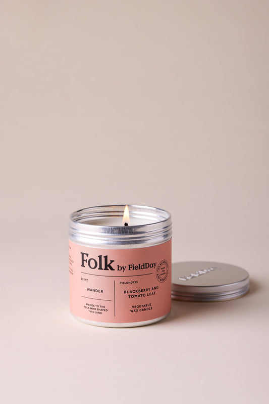 FieldDay Ireland - Wander Vegetable Wax Folk Tin Candle