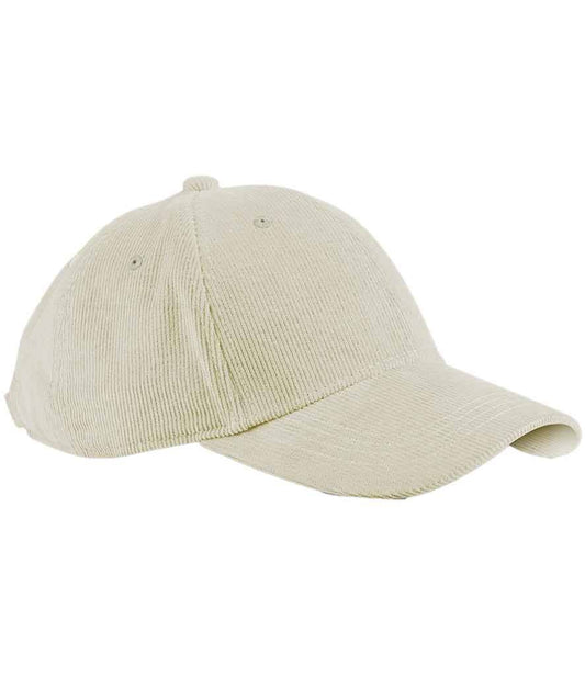 Organic Cord Baseball Cap: Stone