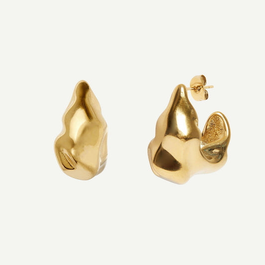 and danu - Water Waterproof Gold Drop Earrings