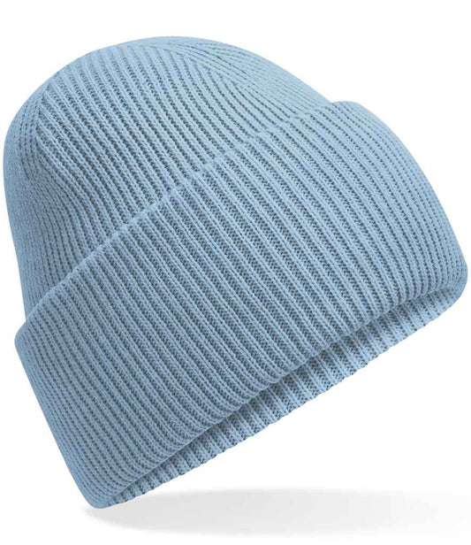 Recycled Deep Cuffed Beanie Dusty Blue