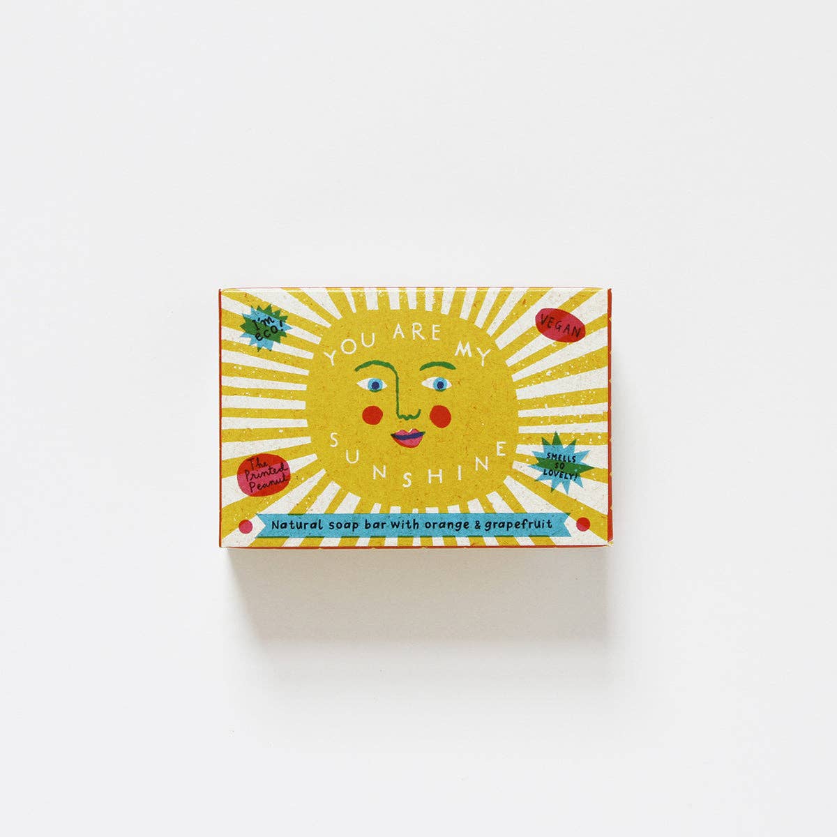 The Printed Peanut Soap Company - Sunshine Orange & Grapefruit Soap Bar