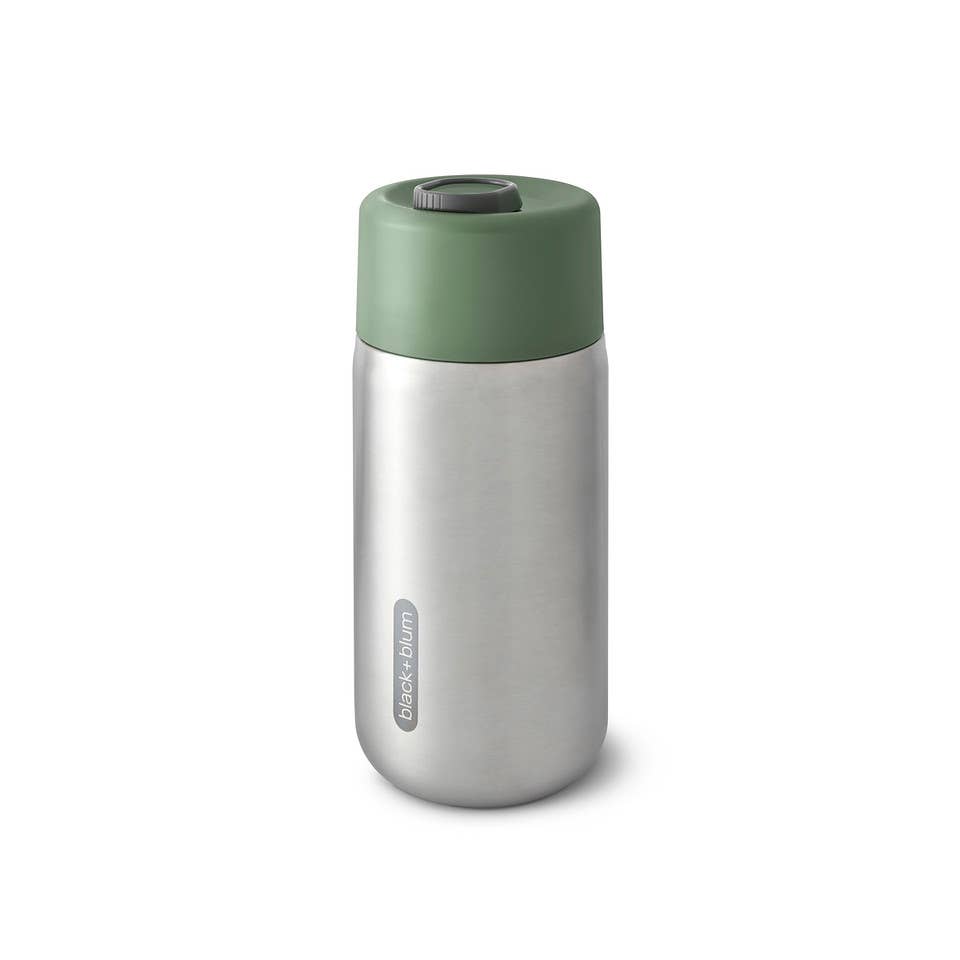 Black+Blum - Insulated Travel Mug - Leak Proof Stainless Steel Travel Cup: Olive
