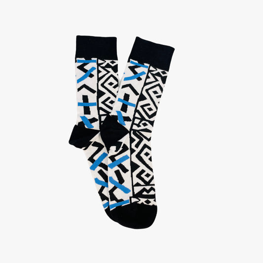 Afropop Socks -Kasai Black