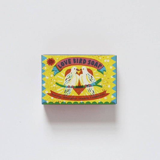 The Printed Peanut Soap Company - Love Birds Tea Tree, Lemongrass, Lavender & Peppermint Soap