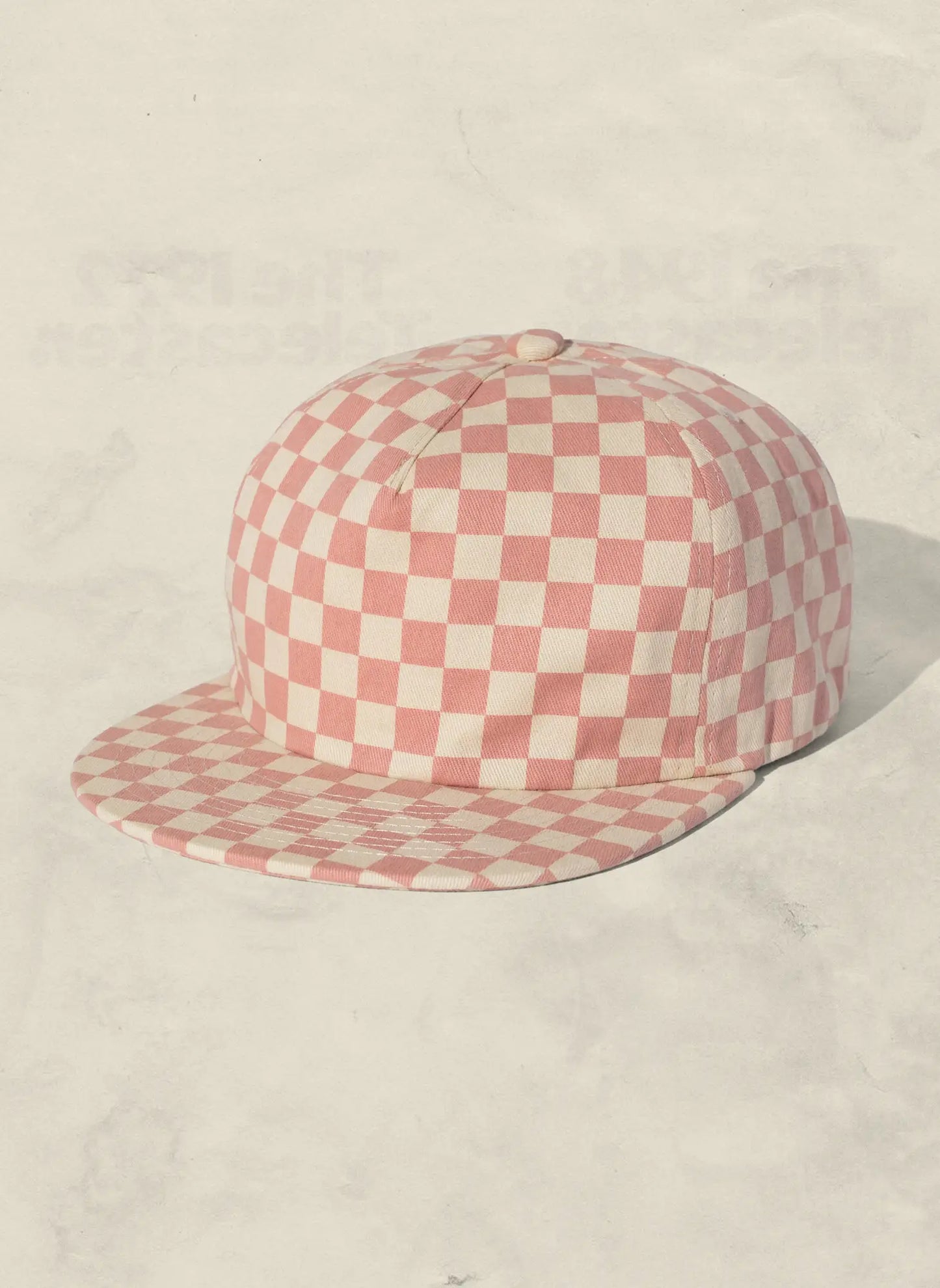 Weld Mfg Checkerboard Field Trip Hat - Blush