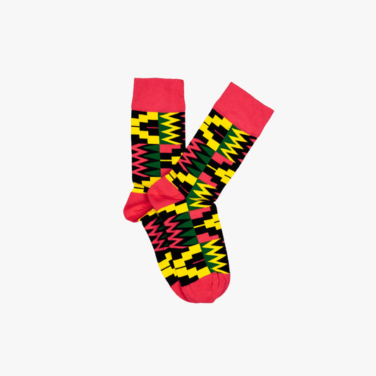 Afropop Socks - Zion Socks Pink