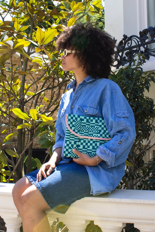 Kind Bag 13" Laptop Sleeve - Trippy Check