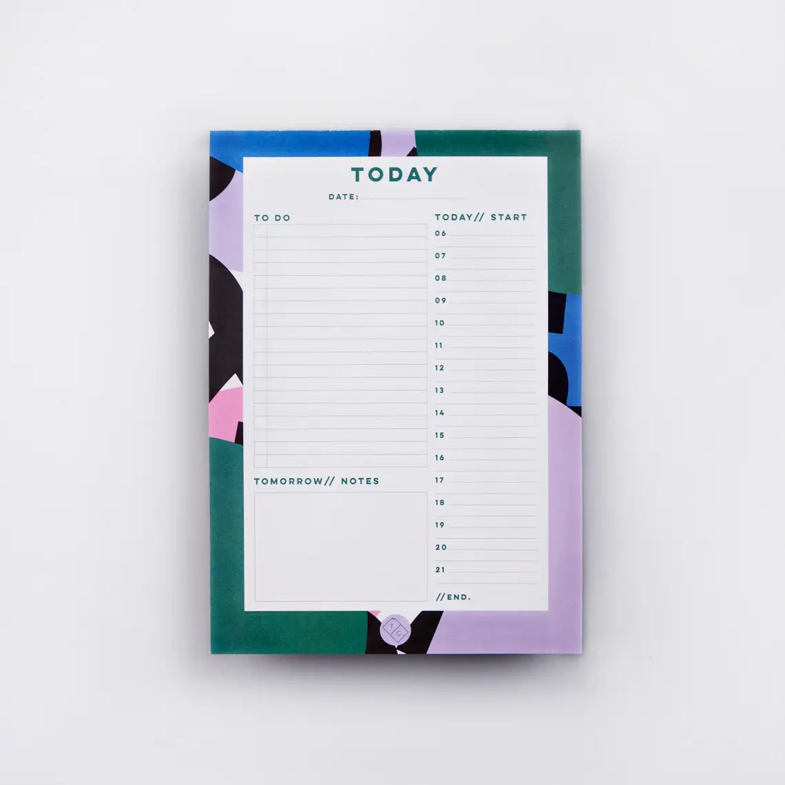 The Completist Melbourne Daily Planner Pad