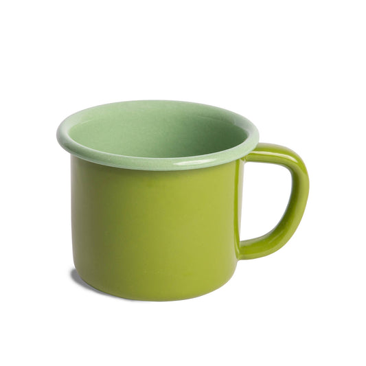 Crow Canyon Home - The Get Out x CCH Enamelware  12 oz Mug: Apple & Mint