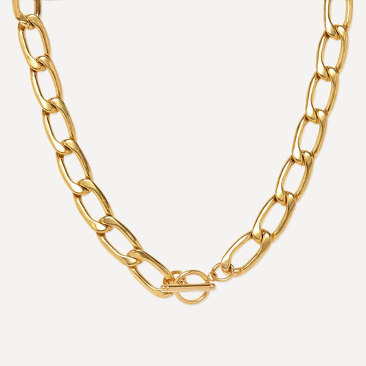 and danu Anchor Waterproof Gold Chain Necklace