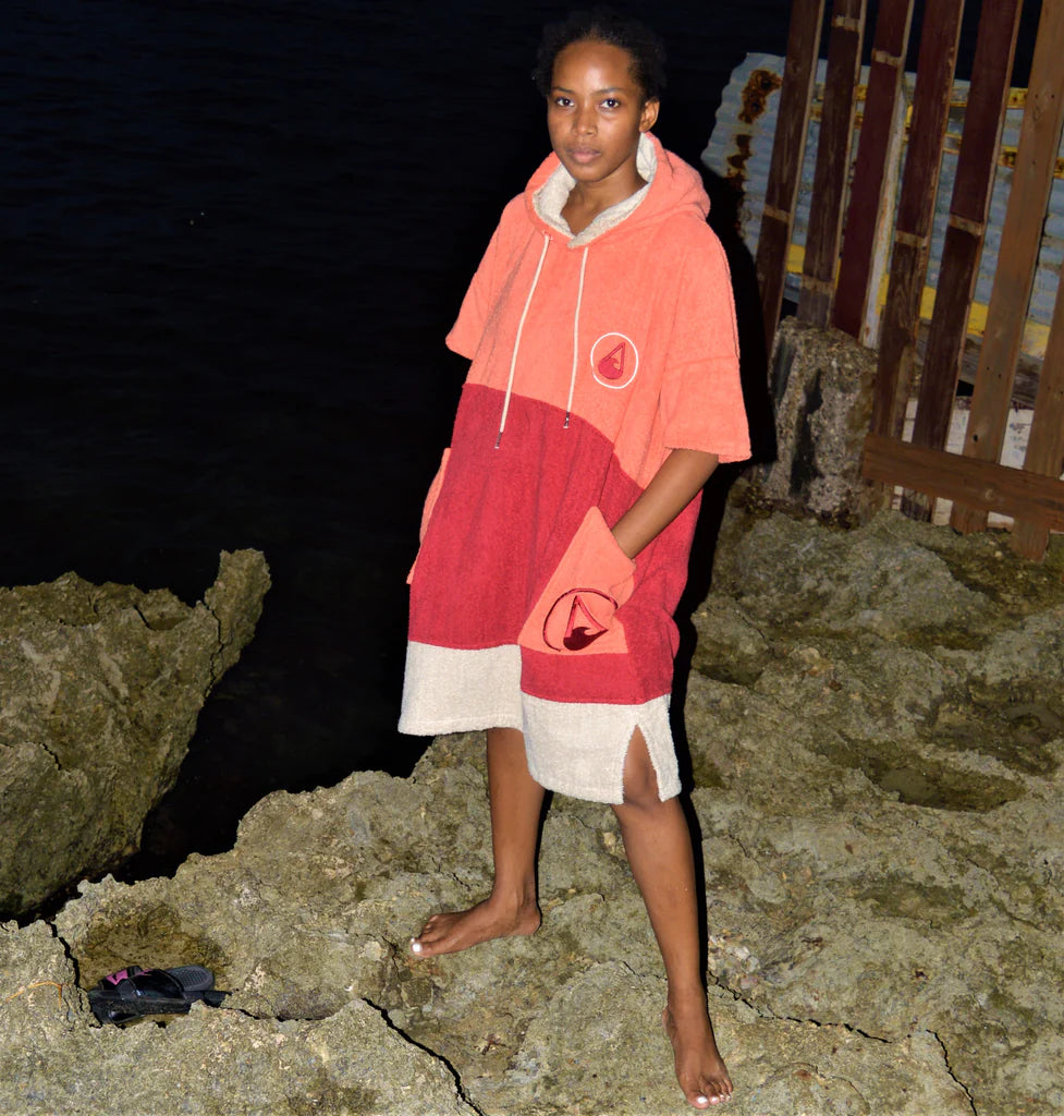 Wave Seta Poncho | Towelling Poncho