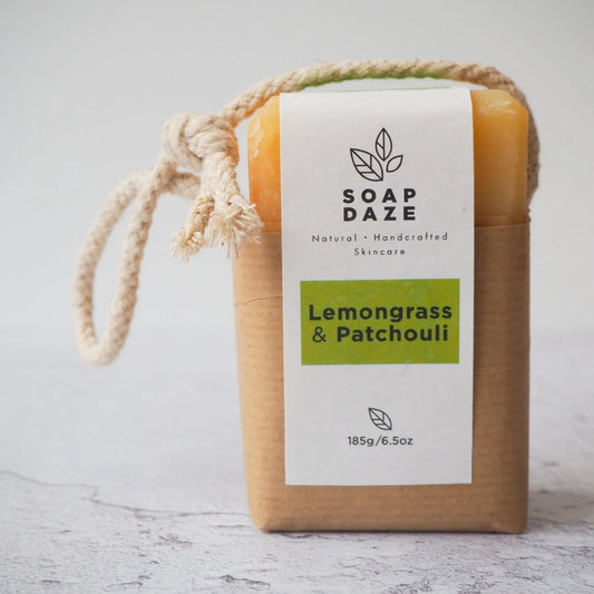 Soap Daze Lemongrass and Patchouli Soap on a Rope