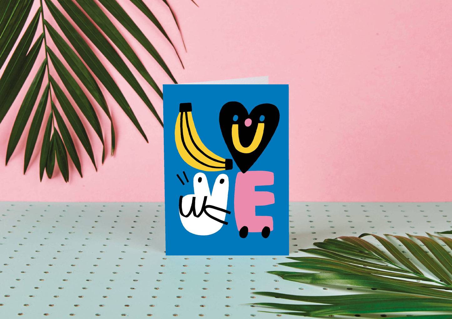 Rumble Cards - Banana Love - Cute Love Themed Greeting Card - Valentine's