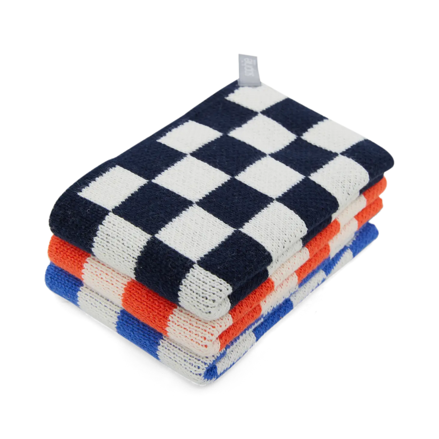 Sophie Home Reusable Dishcloths: Navy Check