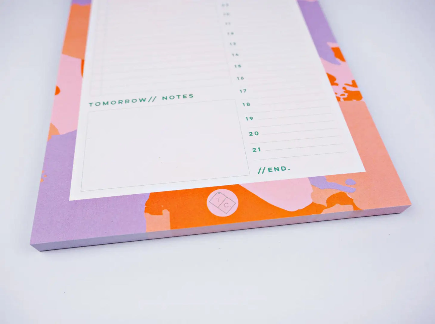 The Completist Palette Knife Daily Planner Pad