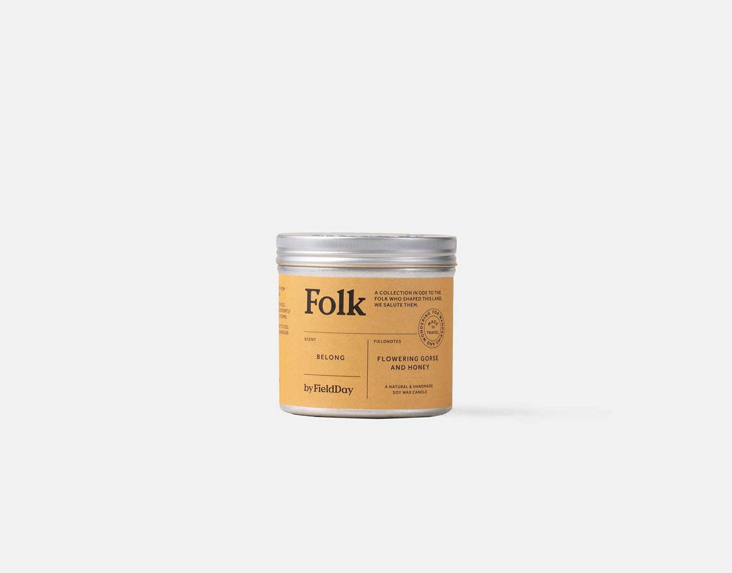FieldDay Folk Tin Collection - Belong Vegetable Soy Wax Candle