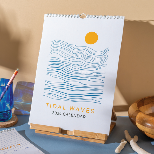 Once Upon a Tuesday - 2024 Year Calendar | Tidal Waves | A4